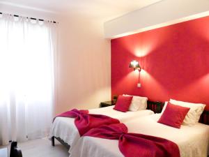 Postel nebo postele na pokoji v ubytování Hotel Cubata