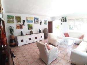 Posezení v ubytování Chalet Miraflores