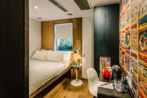 Voodi või voodid majutusasutuse Grassmarket Hotel toas