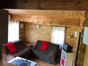 Posezení v ubytování Resort Camping Solopuent
