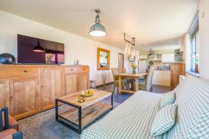 Dapur atau dapur kecil di J and R flanders fields holiday homes