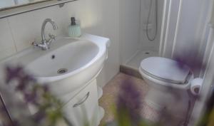 Koupelna v ubytování Mobile Homes Bilice