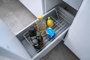 Køkken eller tekøkken på City Wohnung K2 KLIMATISIERT