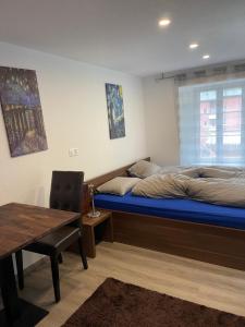 Postel nebo postele na pokoji v ubytování Haus Alpenhof