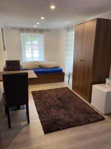 Postel nebo postele na pokoji v ubytování Haus Alpenhof