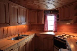 Η κουζίνα ή μικρή κουζίνα στο Lusæter Timber Cabins +25 φωτογραφίες