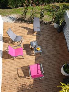 Zahrada ubytování L'appartement JARDIN avec vue montagnes