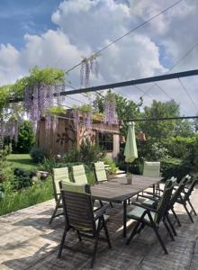 Zahrada ubytování B&B Le Perchoir