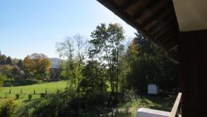 Zahrada ubytování FeWo mit Balkon direkt am Wald und Wanderweg Ruhe pur 2 OG