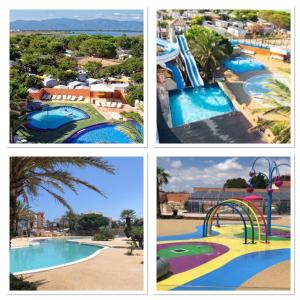 Bazén v ubytování Mobilhome Canet en Roussillon - CANET PLAGE LOC nebo v jeho okolí