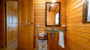 Koupelna v ubytování Cabaña de Loli + 11 fotografií