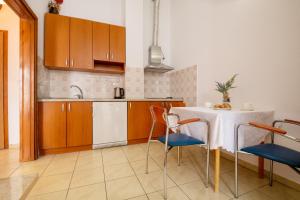 Kuchyň nebo kuchyňský kout v ubytování Apartments Njavro Neum