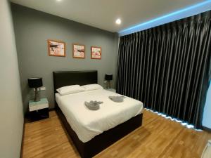 Wixky hotel客房内的一张或多张床位