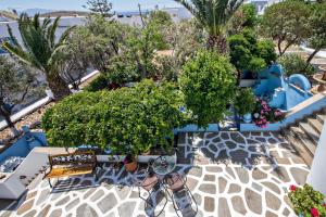 Zahrada ubytování Irini Studios in Tinos