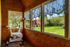 Vonkajšia záhrada v ubytovaní Apartament Polany