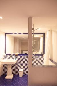 Ett badrum på Casa del Plebiscito