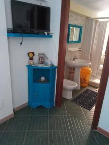 Kúpeľňa v ubytovaní Casa d'urci