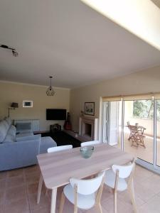 Uma rea de estar em Casas d'Almofala
