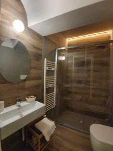 Koupelna v ubytování Charme Rooms Siracusa