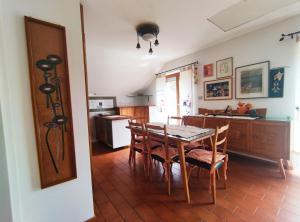 Kuchyň nebo kuchyňský kout v ubytování Apartments Leni
