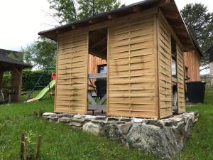 Κήπος έξω από το Ferienhaus Fichtelberg