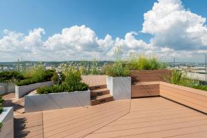 Balkón alebo terasa v ubytovaní Grand Apartments - Portova Luxury Apartments