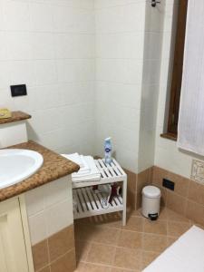 Koupelna v ubytování B&B Corte Sant'Angelo