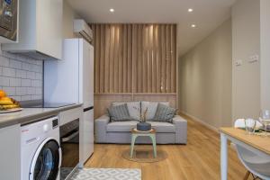 Posezení v ubytování FLORIT FLATS - Valencia Port Rooms II