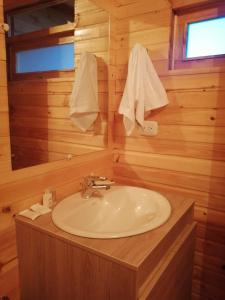 Koupelna v ubytování Guatavita Campestre Suites