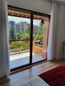 Balkón nebo terasa v ubytování Pensión Muro de la Mata