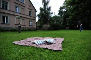 Pokoje w Starym Młynie外面的花园