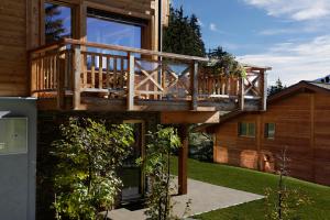 Zahrada ubytování Crans Luxury Lodges