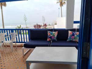 En balkong eller terrass på Maison Marine-Pieds dans l'Eau