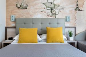 Postel nebo postele na pokoji v ubytování Hotel Sole