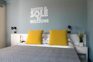Postel nebo postele na pokoji v ubytování Hotel Sole