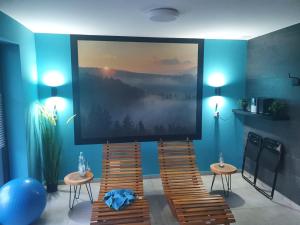 Część wypoczynkowa w obiekcie Apartamenty SPOKOLOKO Skrzyczne Residence Korzenny i Kamienny