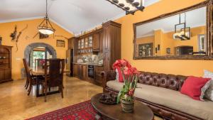 Posezení v ubytování Apartments Villa BV