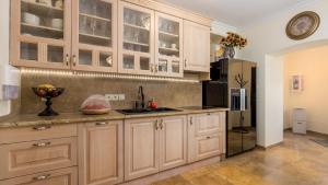 Kuchyň nebo kuchyňský kout v ubytování Apartments Villa BV