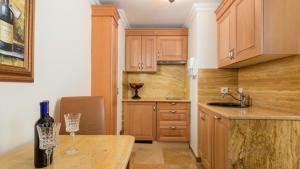 Kuchyň nebo kuchyňský kout v ubytování Apartments Villa BV