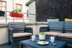 A balcony or terrace at Maravilloso Hotel Pera
