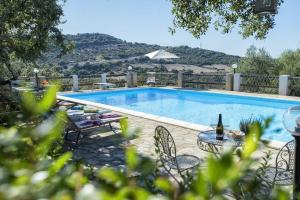 The swimming pool at or close to Villa Olive tree, immersa nella natura per relax e quiete