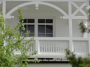 Ein Balkon oder eine Terrasse in der Unterkunft Villa Sanddorn