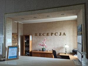 Vstupní hala nebo recepce v ubytování Hotel Słupsk