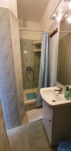 Kamar mandi di Apartments Jurić - 1 A studio apartment with a view