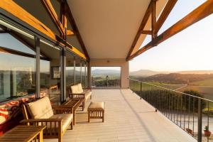 Balkón nebo terasa v ubytování CASA SARTZALETA-Navarra-España