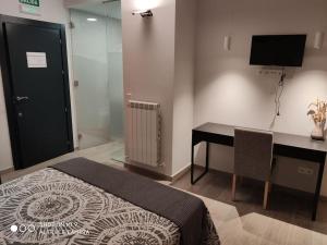 Postel nebo postele na pokoji v ubytování CASA SARTZALETA-Navarra-España