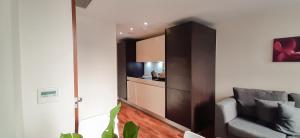 A television and/or entertainment centre at One Bed Serviced Apartment Moorgate