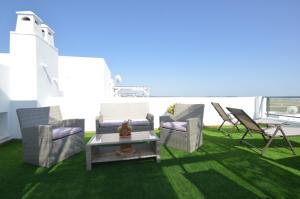A seating area at Casa Liss