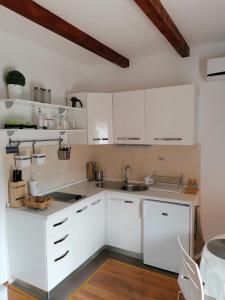 Ett kök eller pentry på Kolombo Apartment