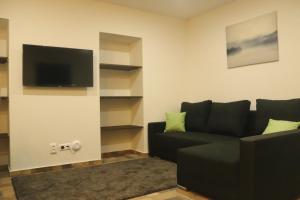 Posezení v ubytování apartmány Kynast